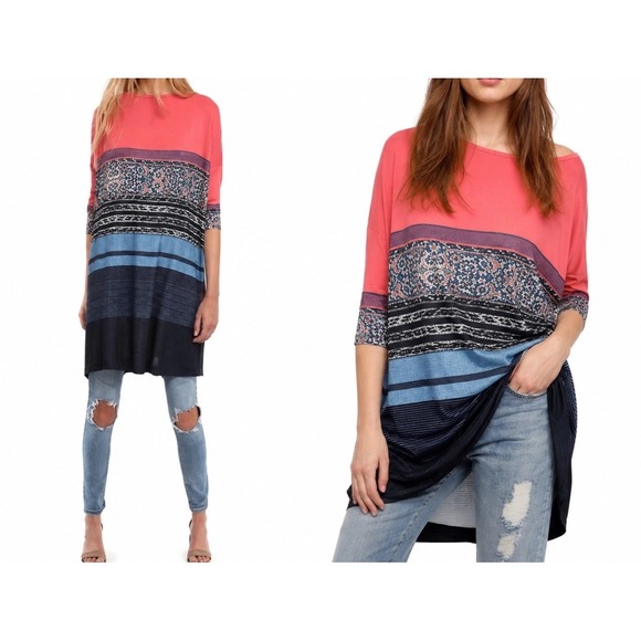 Free People Dresses & Skirts - Free People NWT Small Women's Stepping Out Dress Tunic Sweater Dress Knit $128